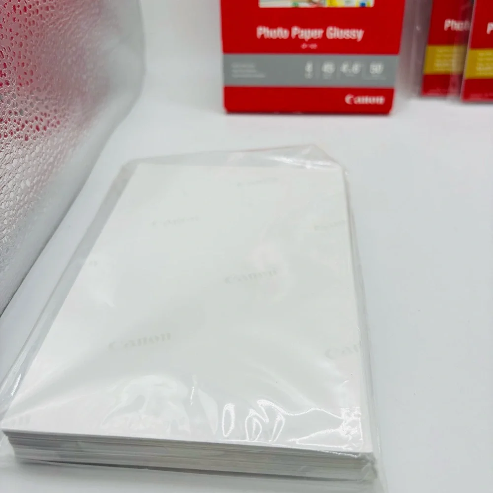 Canon Photo Paper Plus Glossy II and Photo Paper Glossy Pack.